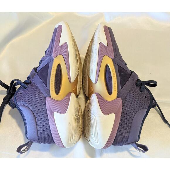 Adidas Candace Parker x Exhibit Select Mid Sneakers Shadow Violet Sz 7.5 IE9338 - Picture 6 of 10